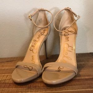 Tan Sam Edelman Strap Heel - worn twice